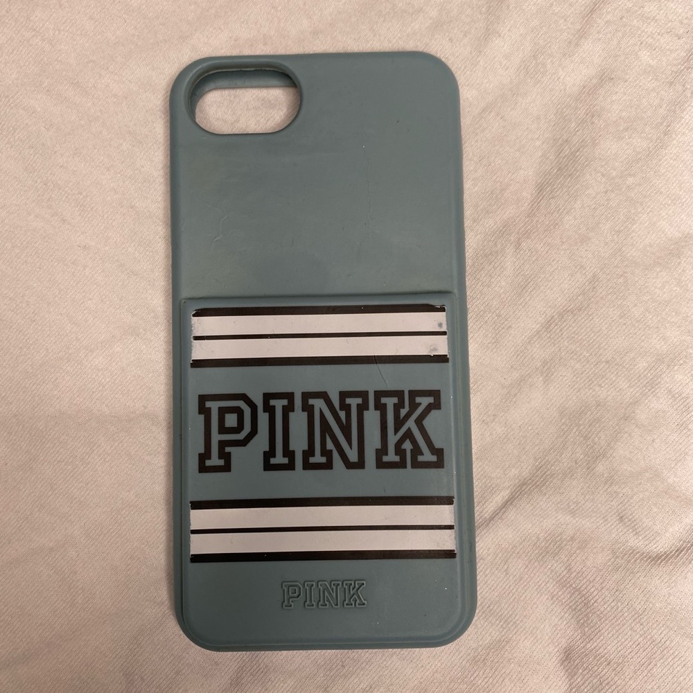 VICTORIAS SECRET PINK IPHONE 6/6S CASE BLUE POCKET